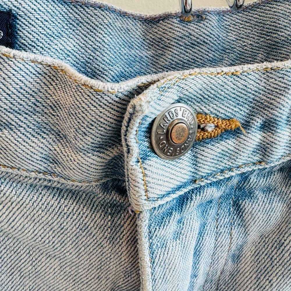 Lands' End Light Blue Jean Shorts - Picture 2 of 6